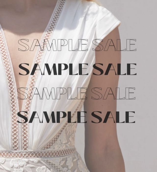 SAMPLE SALE ➕ We are hosting a huge sample sale from 20th-23rd February with all of our exclusive designers available with 50%-80% discounts! Limited spots available - please get in touch with our Clifton team to book your appointment 💫

The appointment fee for the sample sale appointment will go towards a charity close to our hearts, girlsnotbrides_ #themewsloves