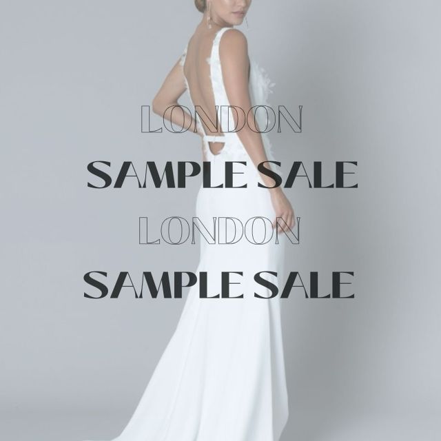SAMPLE SALE ➕ We are hosting a huge sample sale on Saturday 20th April with all of our exclusive designers available with 50%-80% discounts! Limited spots available - please get in touch with our London team to book your appointment 💫

The appointment fee for the sample sale appointment will go towards a charity close to our hearts, girlsnotbrides_ #themewsloves