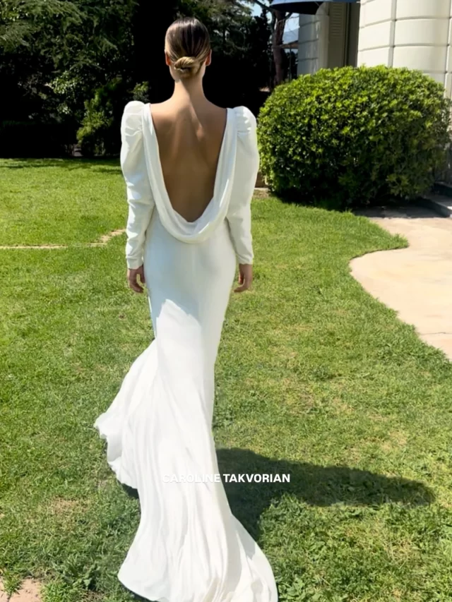NEW COLLECTION ➕ Whisper-soft fabrics, fluid lines, and a touch of Parisian magic — Caroline Takvorian’s new bridal collection arrives soon at The Mews . . . #themewsloves