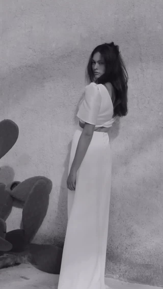 MIRASOL ➕ Sleek, sensuous, and unmistakably French. Laure de Sagazan’s Mirasal gown has arrived at The Mews. . . #themewsloves