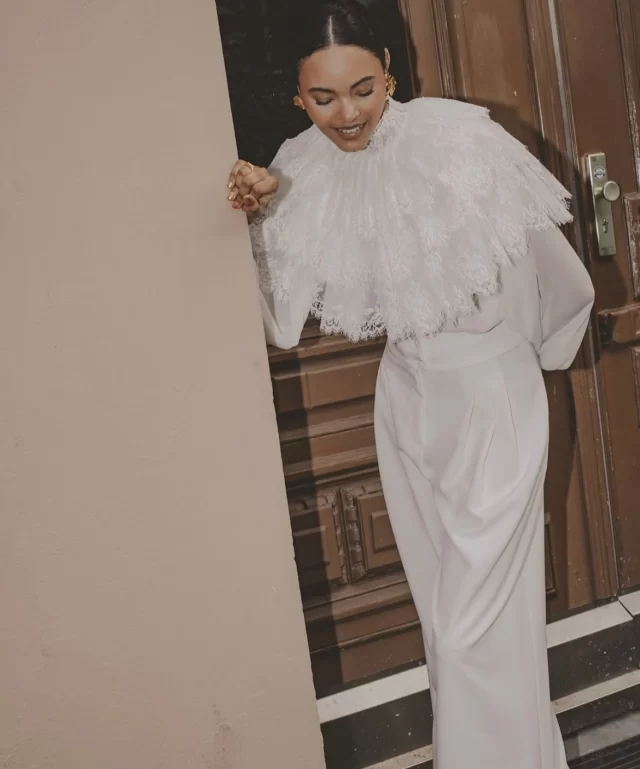 J'ADORE ➕ From the ateliers of Paris: @victoirevermeulen. A dialogue between fashion and romance, sculpted in silk and lace . . . #themewsloves